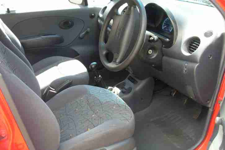 2001 DAEWOO MATIZ SE 5 DOOR RED