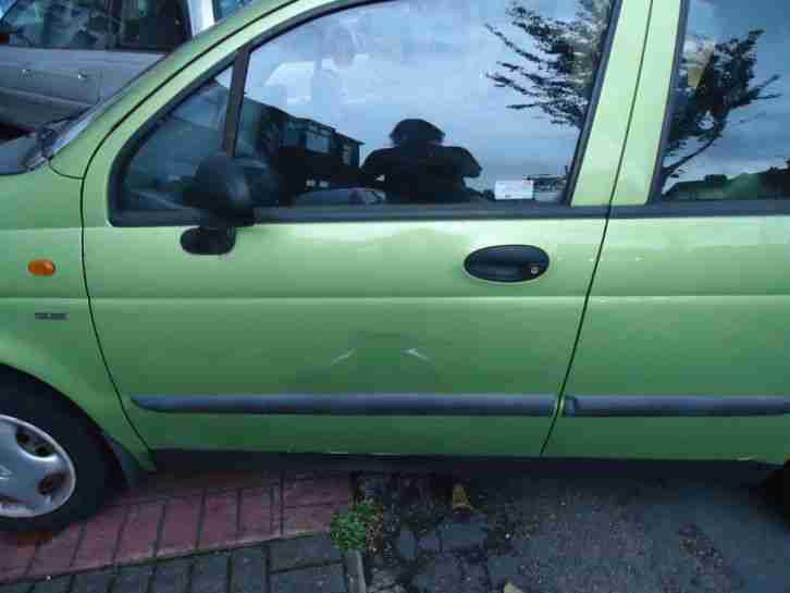 2001 DAEWOO MATIZ SE GREEN Spares and Repair