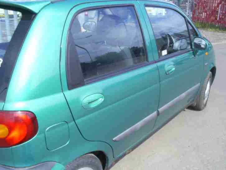 2001 DAEWOO MATIZ SE PLUS GREEN SPARES OR REAPIRS