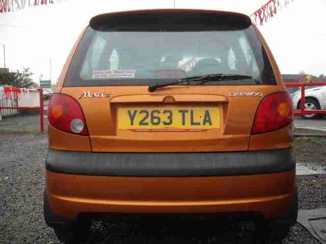 2001 DAEWOO MATIZ SE PLUS HATCHBACK PETROL