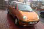 2001 MATIZ SE PLUS ORANGE SPARES OR