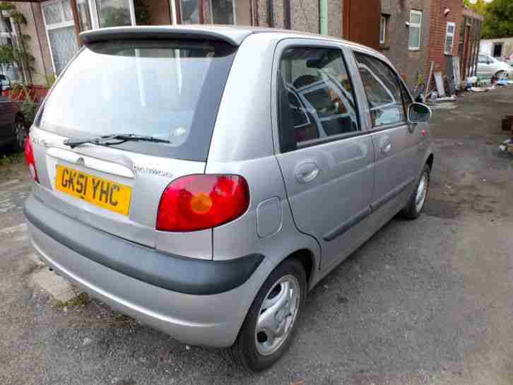 2001 DAEWOO MATIZ SE PLUS SILVER