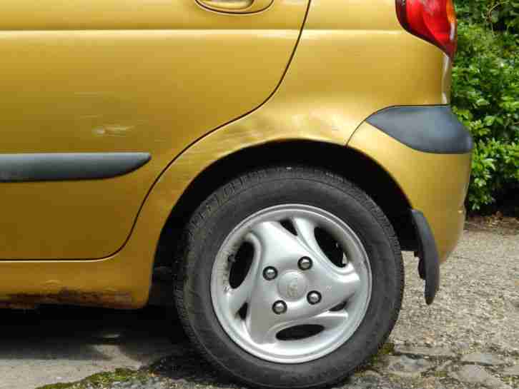 2001 DAEWOO MATIZ SE PLUS YELLOW