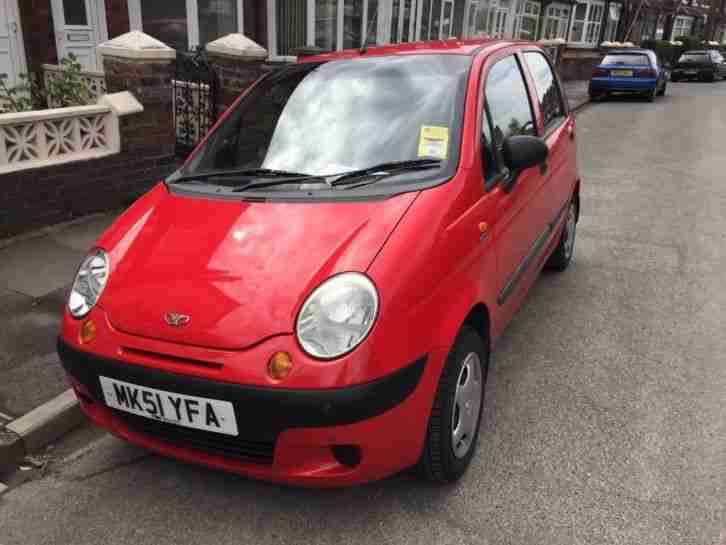 2001 DAEWOO MATIZ SE RED