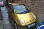 2001 MATIZ SE YELLOW