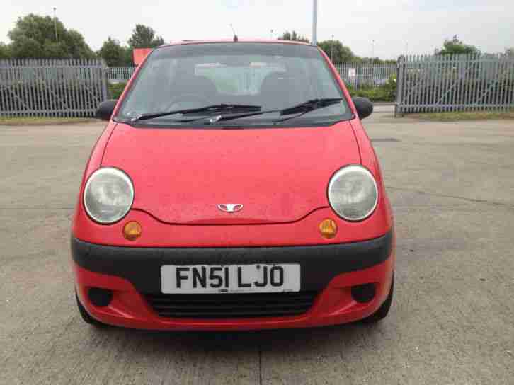 2001 Daewoo Matiz 0.8 SE * Sold as spares or repairs only *