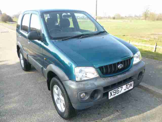 2001 Daihatsu Terios 1.3 EL 4x4 41484 miles shrewsbury