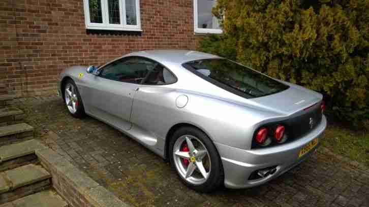 2001 FERRARI 360 MODENA MANUAL GEARBOX SILVER, 27,000 MILES FFSH BASED ESSEX