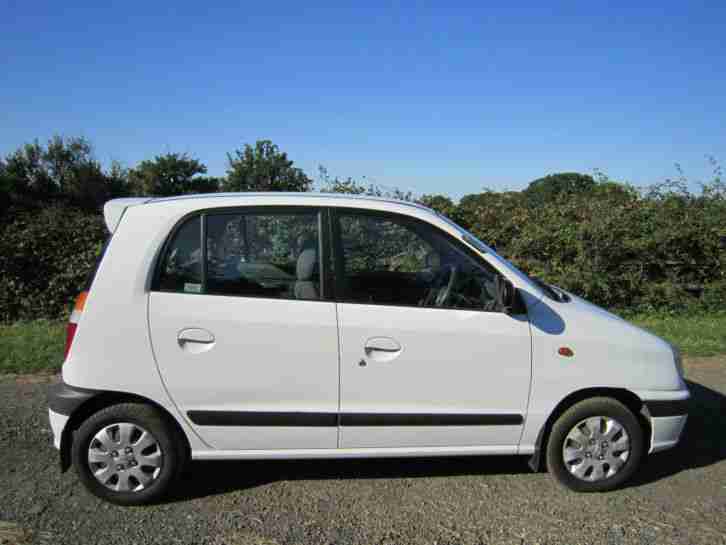 2001 HYUNDAI AMICA 1.0 SI AUTO WHITE SPARES OR REPAIRS - LOW MILEAGE