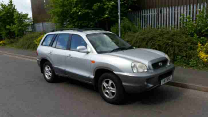 2001 HYUNDAI SANTA FE, Moted, 86000 miles, 2.4 petrol