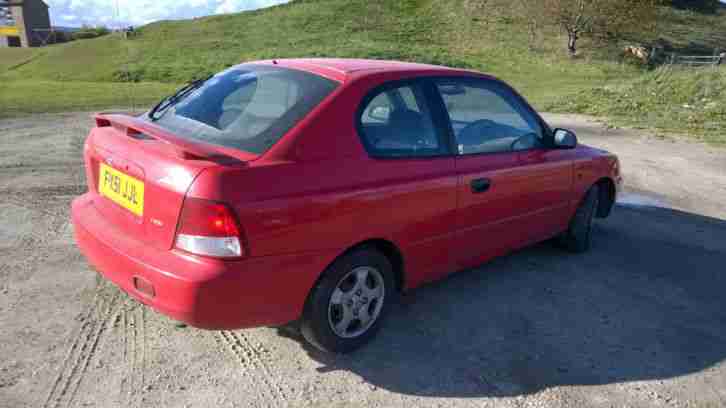 2001 Hyundai Accent 1.3 3 door coupe low milage nice little car