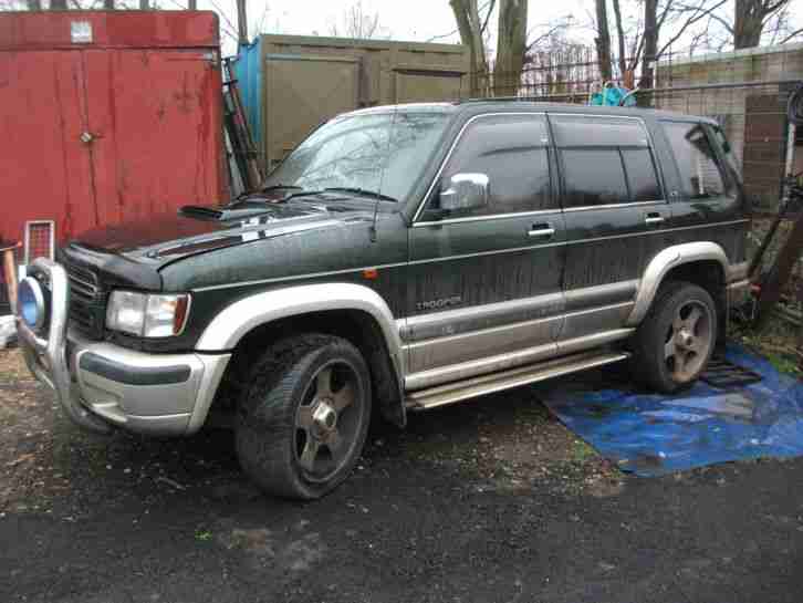 2001 ISUZU TROOPER CITATION LTD EDITION GREEN/SILVER SPARES&REPAIRS BIG SPEC