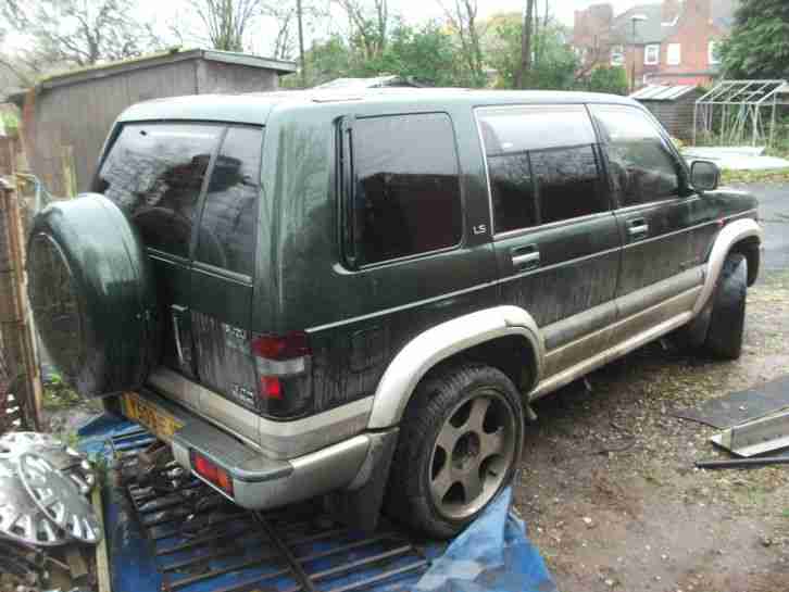 2001 ISUZU TROOPER CITATION LTD EDITION GREEN/SILVER SPARES&REPAIRS BIG SPEC