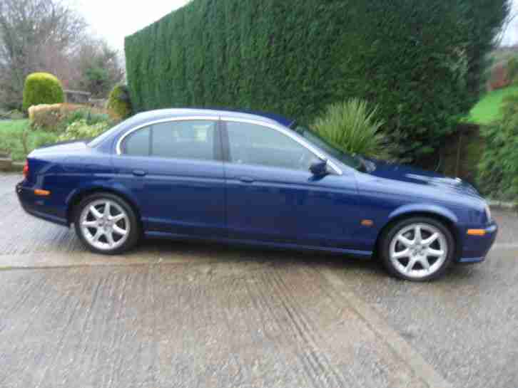 2001 JAGUAR S-TYPE V6 SPORT AUTO BLUE 119805 MILES, HAS SLIGHT GEARBOX FAULT