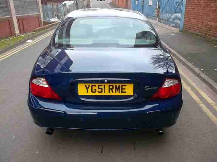 2001 JAGUAR S-TYPE V6 SPORT BLUE