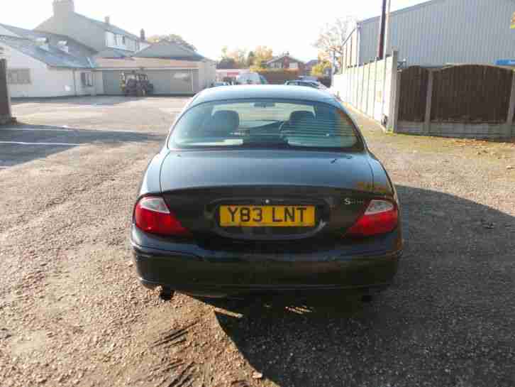 2001 JAGUAR S-TYPE V8 AUTO BLACK