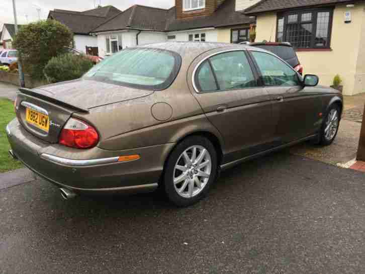 2001 JAGUAR S-TYPE V8 AUTO BRONZE