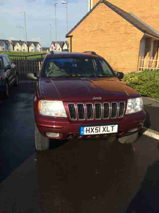 2001 GRAND CHEROKEE CRD LTD AU RED