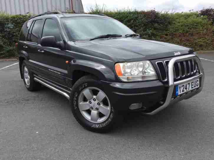 2001 JEEP GRAND CHEROKEE LIMITED 4.0 LPG MOT 06 19 AUTOMATIC BLACK LEATHER