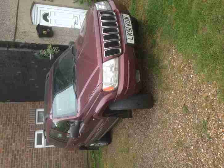 2001 GRAND CHEROKEE LIMITED RED