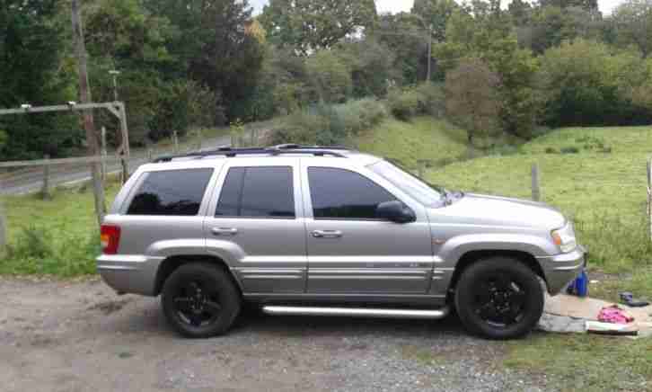 2001 JEEP GRAND CHEROKEE LIMITED SILVER for spares or repair.