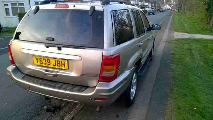 2001 JEEP GRAND CHEROKEE LIMITED SILVER lpg
