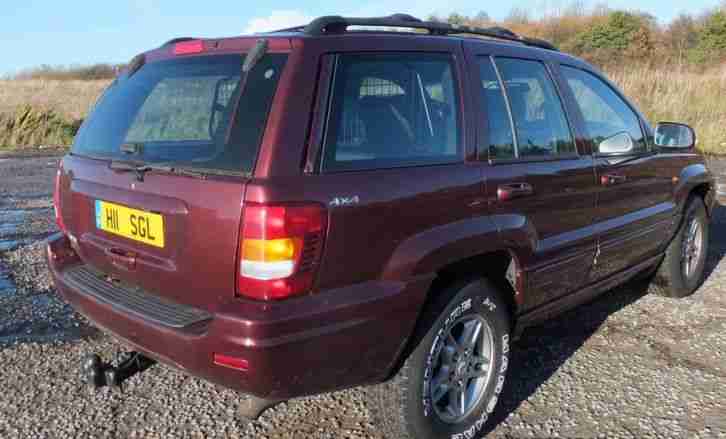 2001 GRAND CHEROKEE LIMITED V8 RED