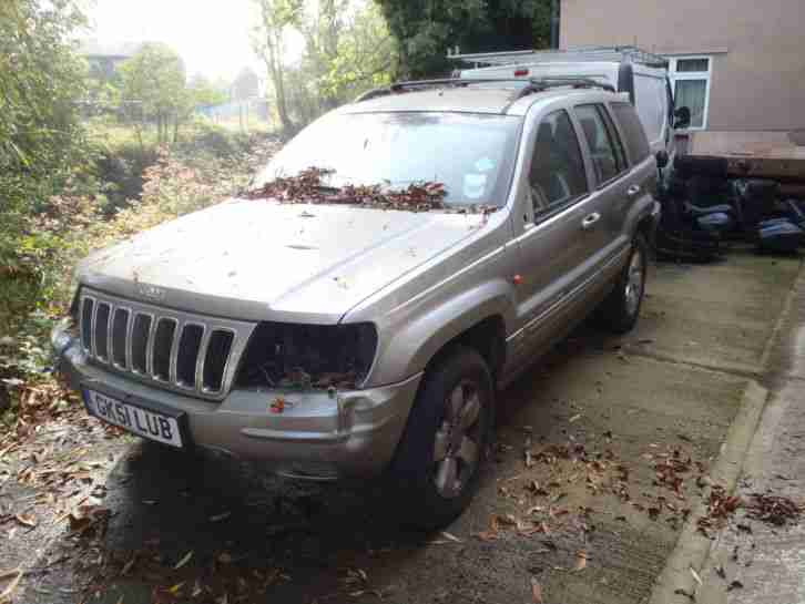 2001 JEEP GRAND CHEROKEE LIMITED V8 SILVER