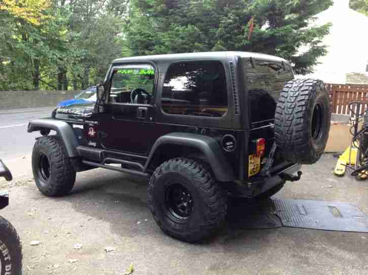 2001 JEEP WRANGLER 4.0L SAHARA BLACK LHD AIR CON AUTO