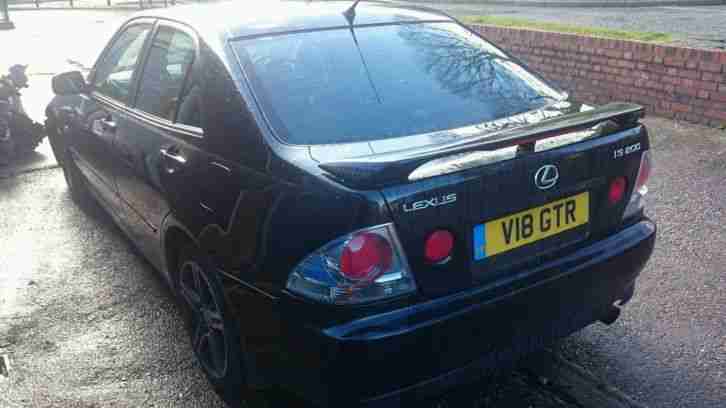 2001 IS200 Accident Unrecordrd BLACK