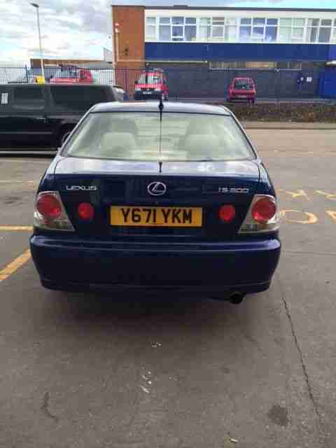 2001 LEXUS IS200 SE AUTO BLUE