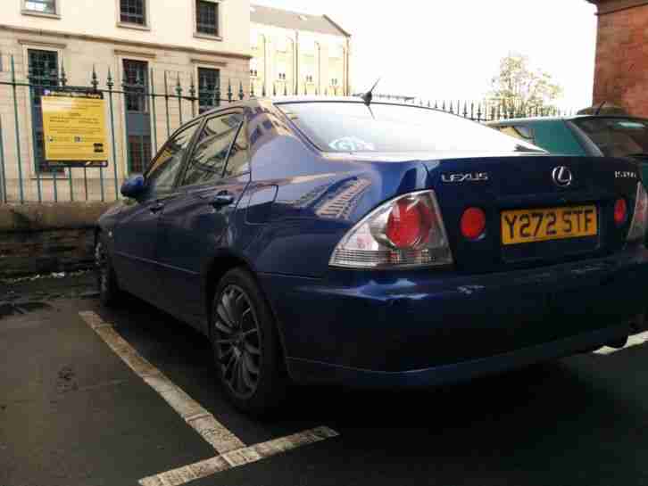 2001 LEXUS IS200 SE BLUE