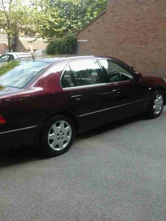 2001 LEXUS LS430 AUTO RED