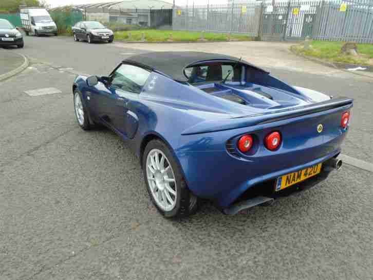 2001 LOTUS ELISE 1,8 JUST NEEDS PAINT TO FINISH