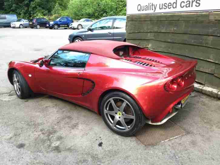 2001 LOTUS ELISE RUBY RED NEW SHAPE LOW MILEAGE NEW SERVICE AND MOT