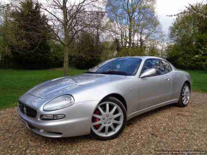 2001 MASERATI 3200 GT AUTO SILVER RED LEATHER! ONLY 36,000 MILES! STUNNING !