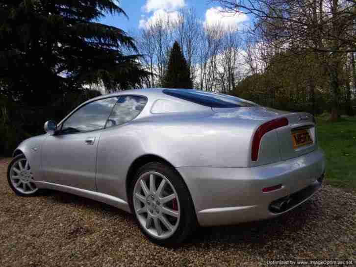 2001 MASERATI 3200 GT AUTO SILVER RED LEATHER! ONLY 36,000 MILES! STUNNING !