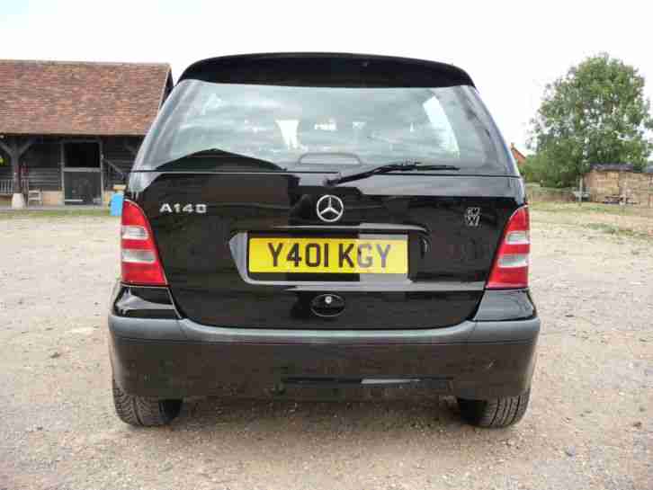 2001 MERCEDES A140 CLASSIC BLACK