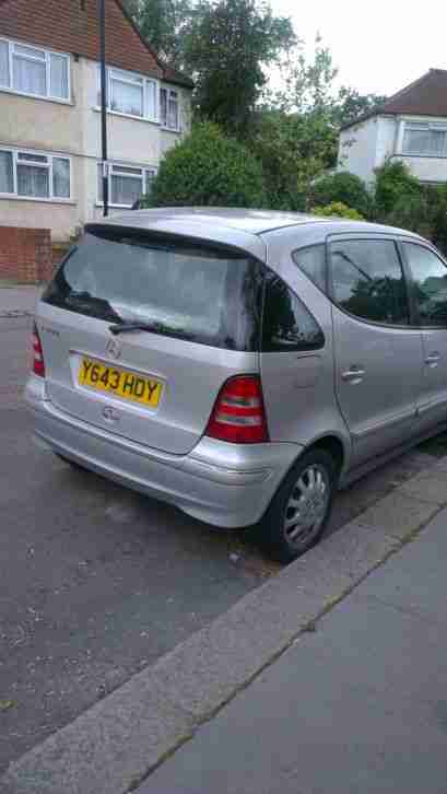 2001 MERCEDES A160 ELEGANCE SILVER