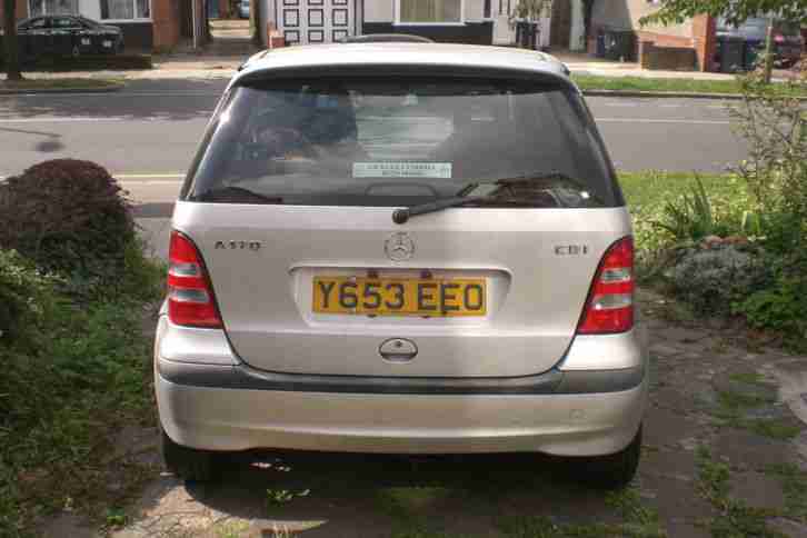2001 MERCEDES-BENZ A CLASS A170L CDI Classic 5dr Manual