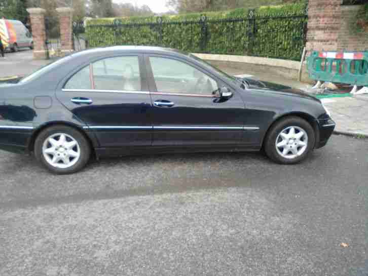 2001 MERCEDES C200 KOMP.ELEGANCE AUTO BLUE