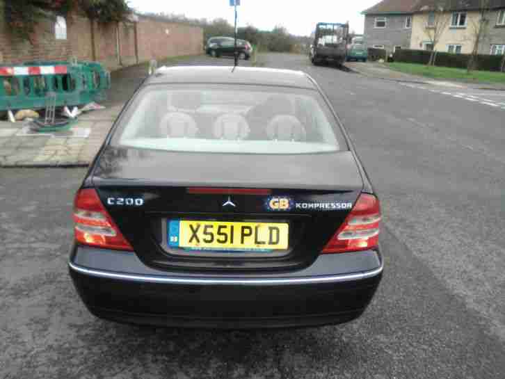 2001 MERCEDES C200 KOMP.ELEGANCE AUTO BLUE