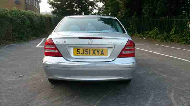 2001 MERCEDES C200 KOMPRESSOR AVANTGARDE SILVER