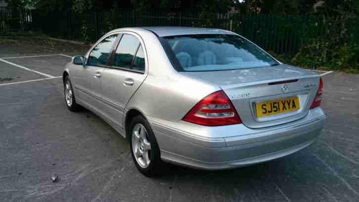 2001 MERCEDES C200 KOMPRESSOR AVANTGARDE SILVER