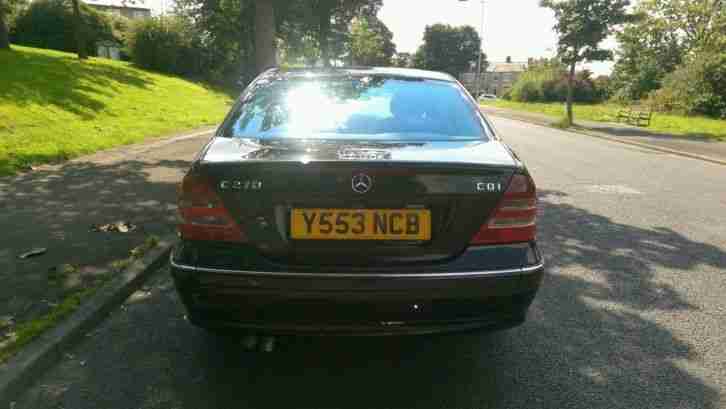 2001 MERCEDES C270 CDI AVANTGARDE AUTO BLACK