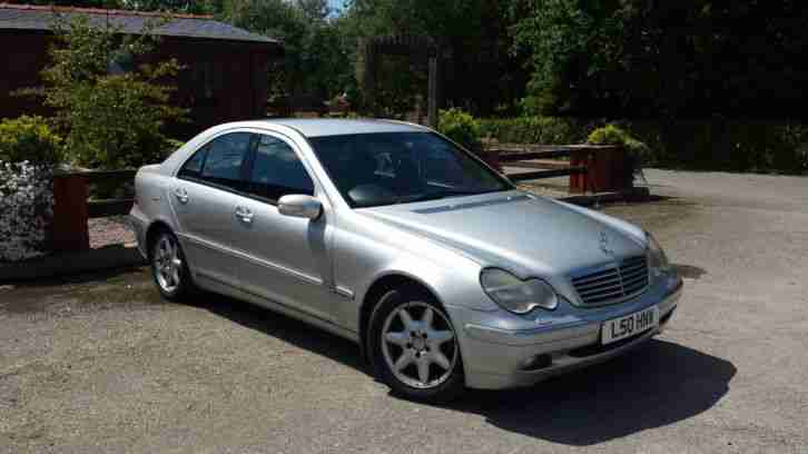 2001 MERCEDES C270 CDI ELEGANCE AUTO SILVER