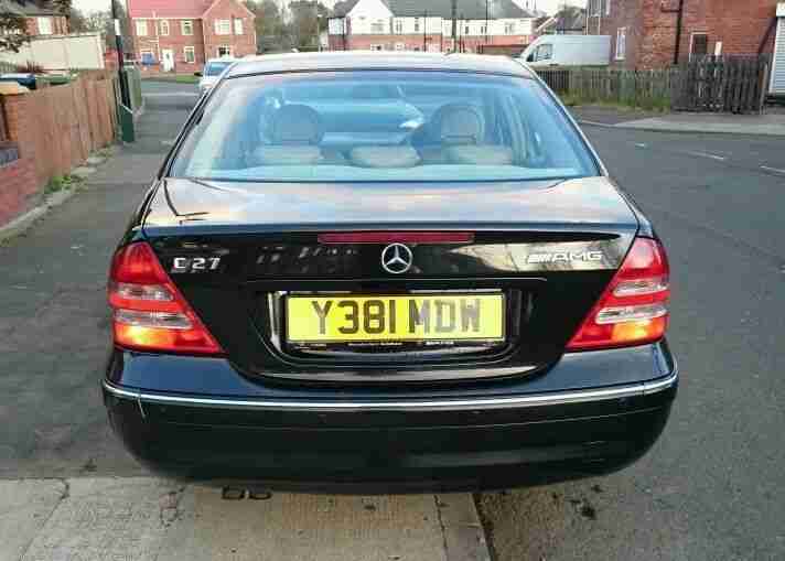 2001 MERCEDES C270 CDI ELEGANCE BLACK