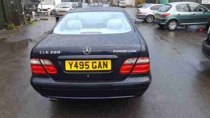 2001 MERCEDES CLK 200 AVANTGARDE KOMP. RARE 6 SPD MANUAL