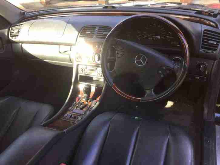 2001 MERCEDES CLK 320 ELEGANCE AUTO BLACK