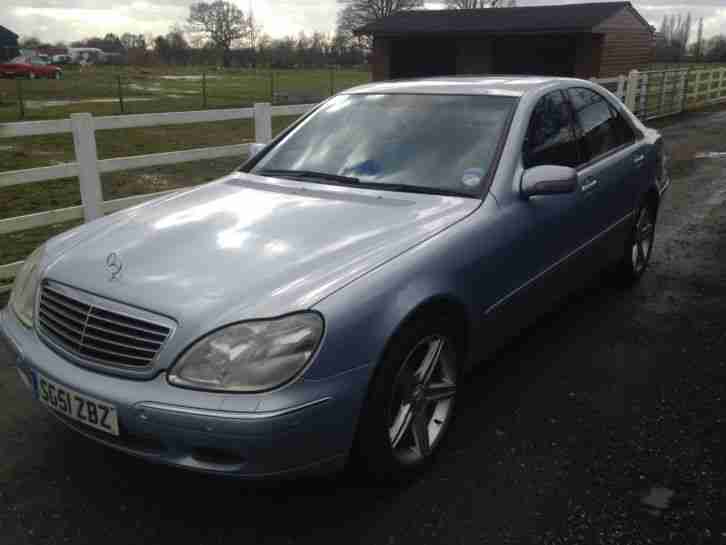2001 MERCEDES S320 AUTO BLUE SPARES OR